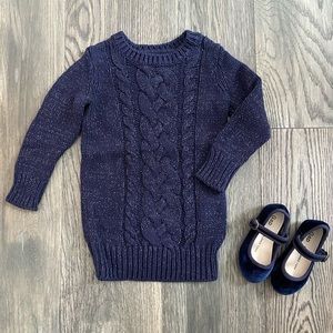 Gap Sweater Dress SZ 2T and Flats SZ 6